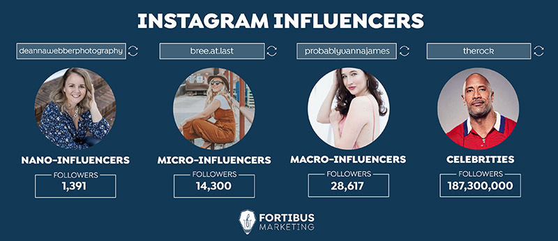 Types of Influencers Infographic