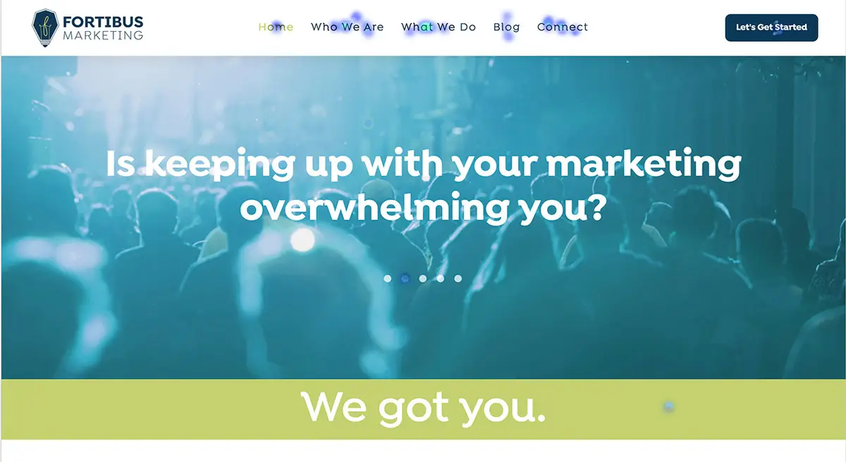 web heat maps show where people are clicking