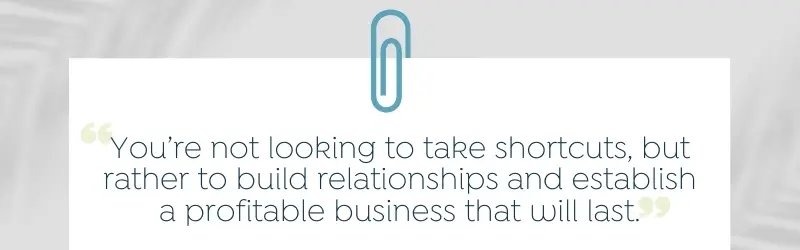 profitable businesses are build on relationships