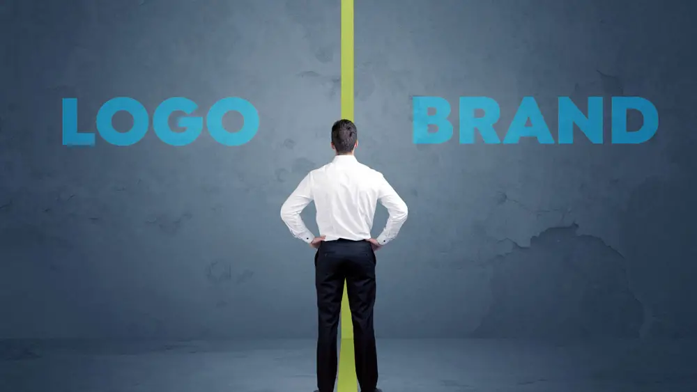 what's the difference between a logo and a brand?
