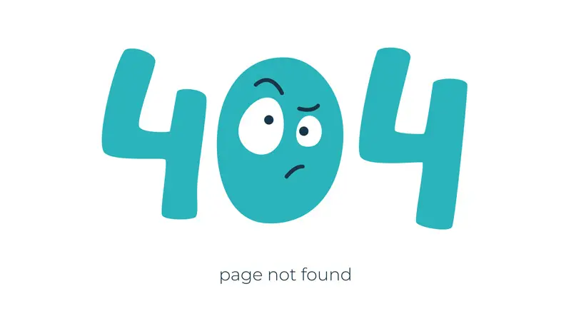 page not found error message