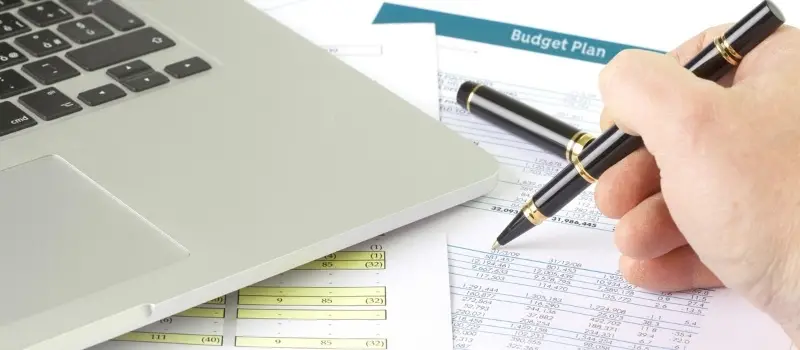 someone looking at budgets