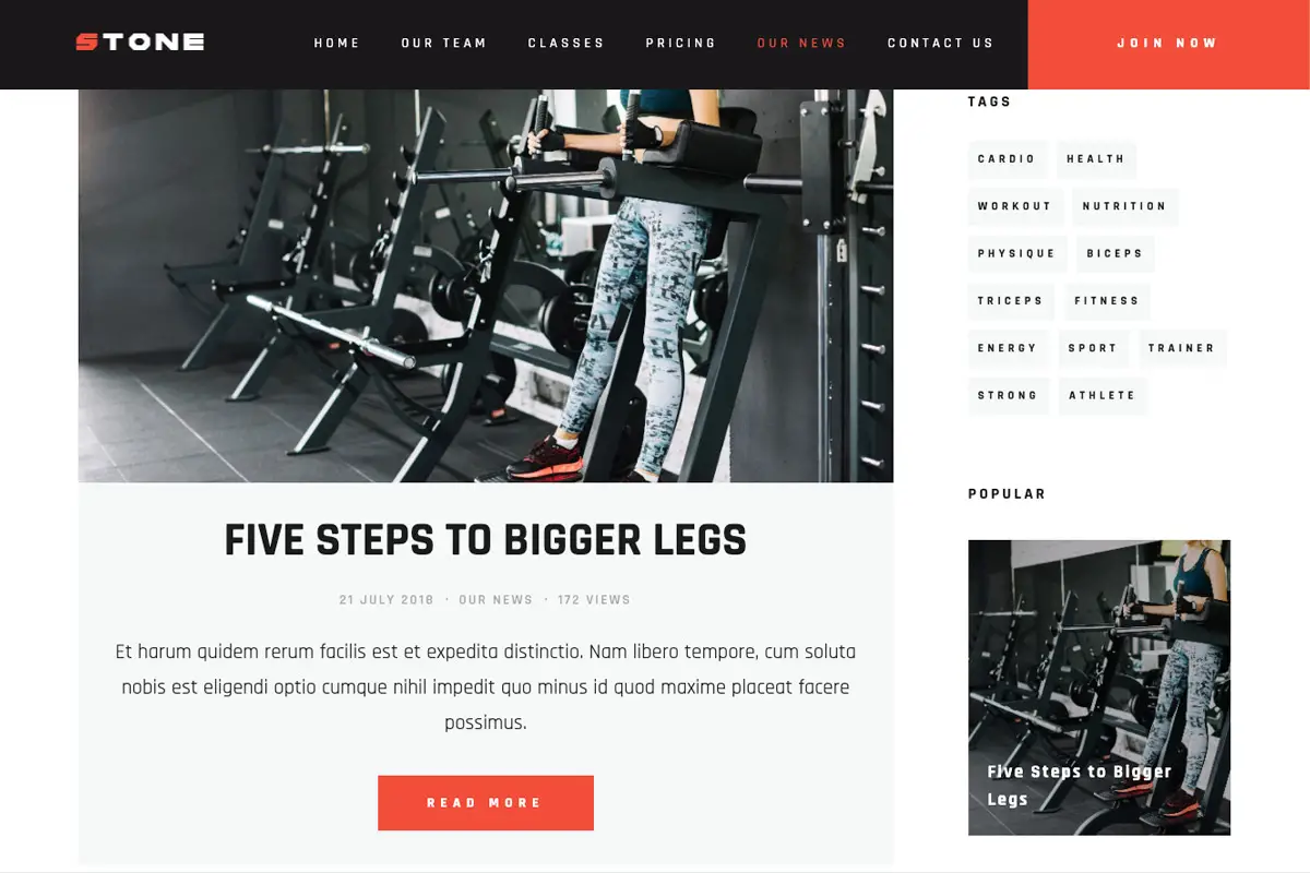 bold typeface on websites